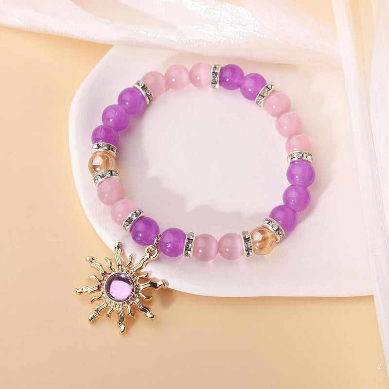 Korotho Spider Bracelet Spider Superhero Energy Stone Beaded Bracelet for Teen Girls Boys Man, Christmas Birthday Gifts Ideas Inspirational Charm Bracelets Jewelry for Son Daughter Friends - Image 2